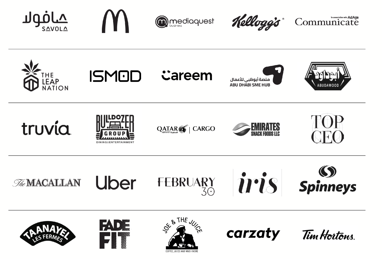 Selected brand engagements